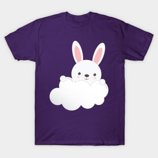 Cute Baby Bunny on a Cloud T-Shirt